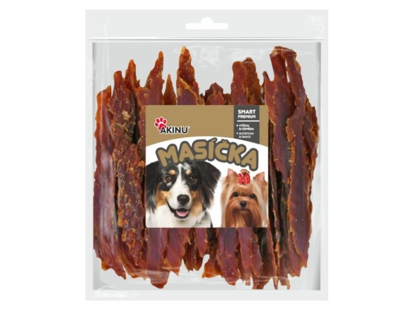 Akinu MASÍČKA Kachní prsíčka pamlsek pro psy 300 g