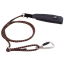 Hurtta Nastavitelné lanové vodítko Eco Licorice - nastavitelné lanové vodítko s měkkou rukojetí pro psy, černé s neonovými vložkami - 6 mm - Rozměr: 6mm