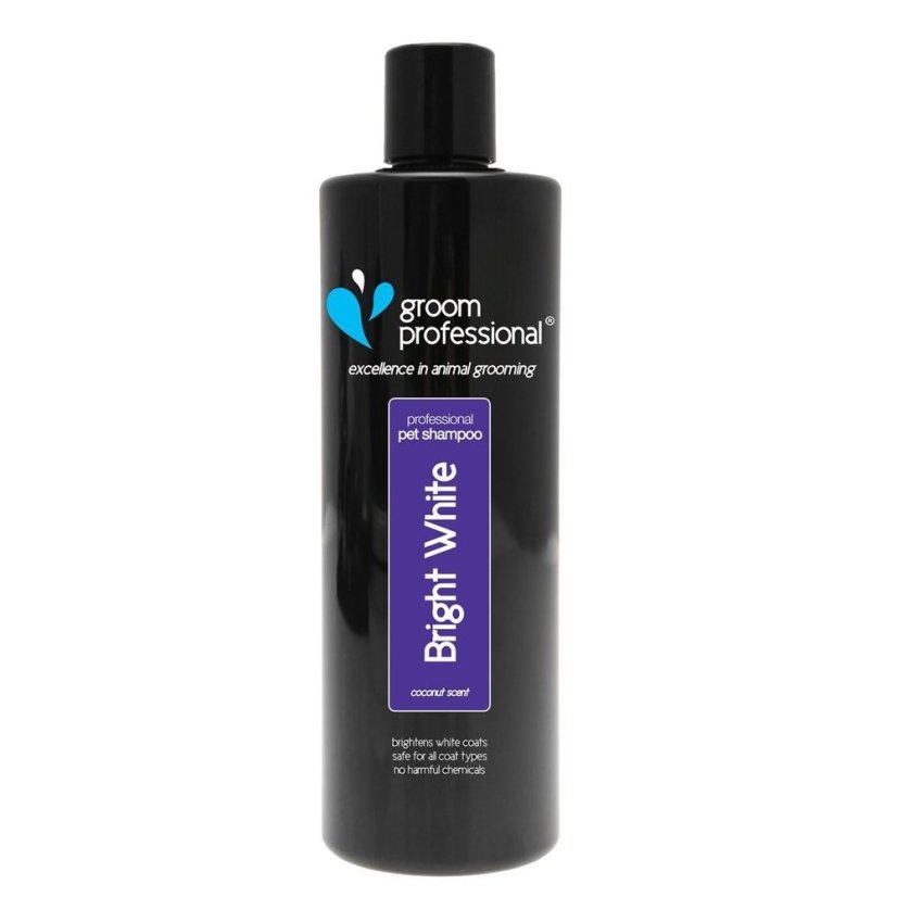 Groom Professional Bright White  - šampon pro bílou a světlou srst - Objem: 450ml