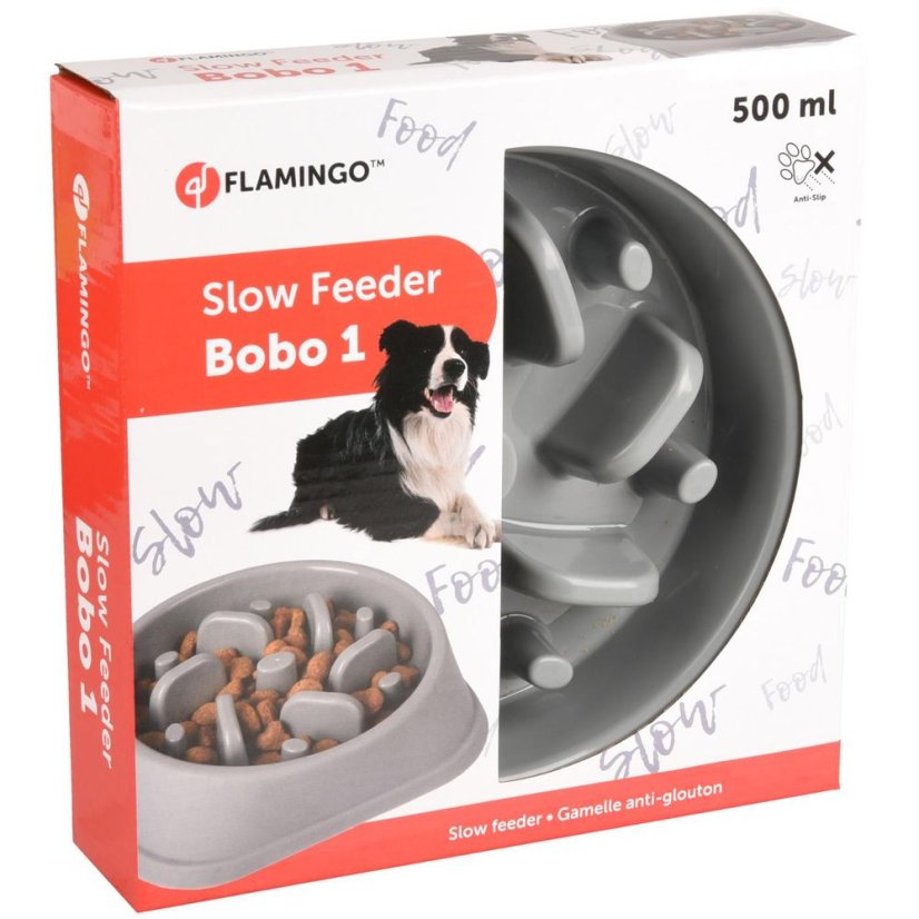 Flamingo Slow Feeder Bobo 1 - miska proti hltaní 500 ml