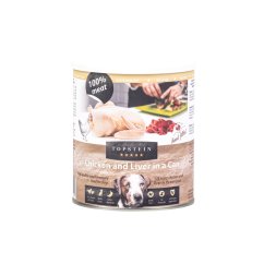 Topstein Kuře s játry v plechu 800 g