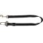 Flamingo Car Safety Belt Kura Black Nylon - vodítko do auta pro psy, nylon, černé - M - Velikost: M