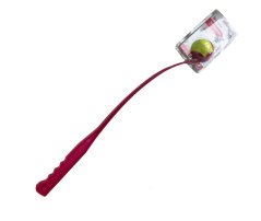 Flamingo - vrhač kuliček na aportování 65 cm-Růžová