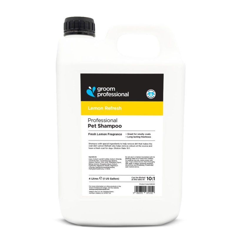 Groom Professional Lemon Refresh - odmašťující a deodorizující šampon 4l