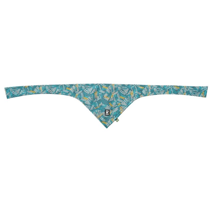 Hurtta Zhero Safety Bandana Eco Peacock - reflexní šátek pro psy - S - Velikost: M