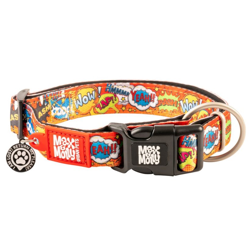 Max&Molly GOTCHA! Smart ID Missy Pop Collar - chytrý obojek se známkou pro psa-XS - Velikost: L