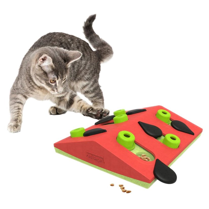 Nina Ottosson Cat Melon Madness Treat Puzzle Level 2 - kočičí puzzle hra, úroveň 2