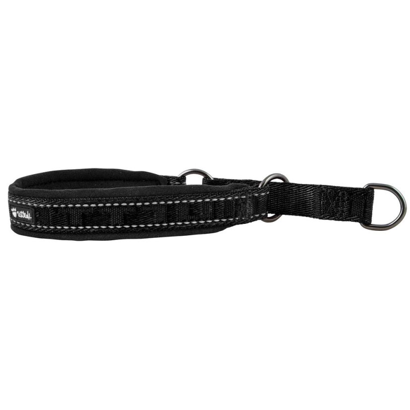 Hurtta Casual Half Choke Collar Raven - poloviční škrtící obojek pro dospělé psy - 30-40 cm.