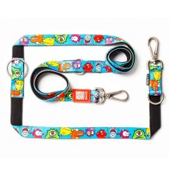 Max&Molly Multi-Leash Little Monsters - vyměnitelné vodítko pro psa, zajímavý design, 200 cm - XS