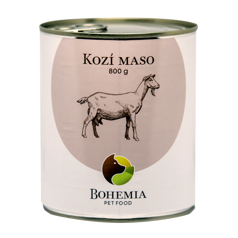 BOHEMIA Kozí maso ve vlastní šťávě 800 g