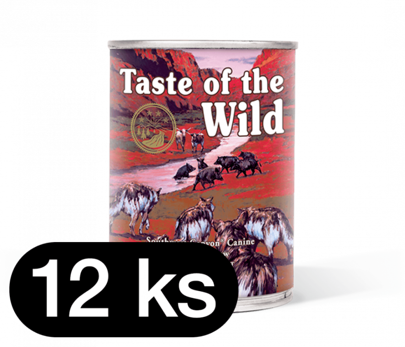Taste of the wild Southwest Canyon Can Dog - Počet: 12ks
