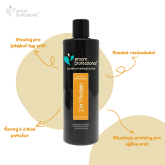 Groom Professional 2v1 Protein - šampon pro psy s kondicionérem a proteinem
