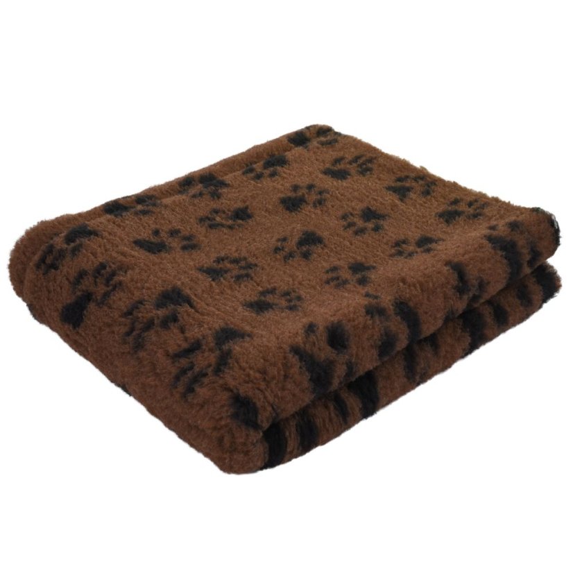 Blovi DryBed VetBed A - protiskluzový pelíšek hnědá/černá - 50x25cm - Velikost: 50x25cm