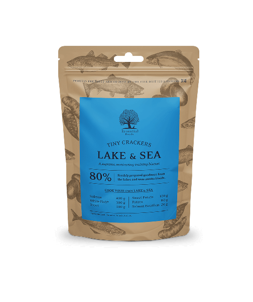 ESSENTIAL LAKE & SEA TINY CRACKERS 100G