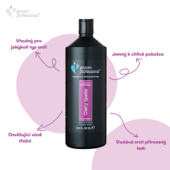 Groom Professional Cherry Sparkle  - třešňový šampon