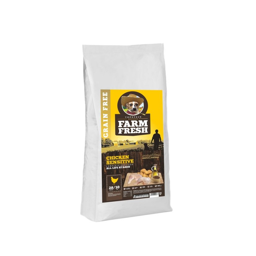 Farm Fresh Chicken Sensitive Grain Free 1,8 kg - Váha: 5kg