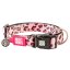 Max&Molly GOTCHA! Smart ID Leopard Pink Collar - chytrý obojek pro psa, růžový puntíkatý vzor - XS - Velikost: L