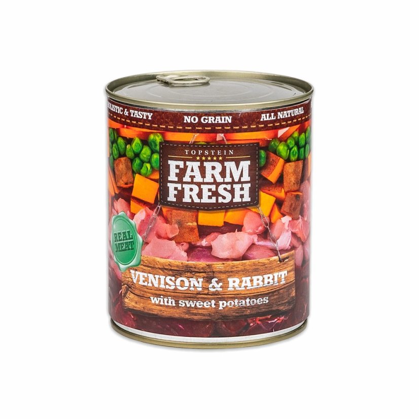 Farm Fresh Venison and Rabbit with Sweet Potatoes - Váha: 800g