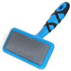 Groom Professional Flat Slicker Brushes Medium - plochý a měkký kartáč na pudly, střední