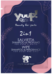 Yuup! Vlhčený ubrousek 2v1 se šamponem a vůní 1ks