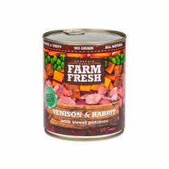 Farm Fresh Venison and Rabbit with Sweet Potatoes