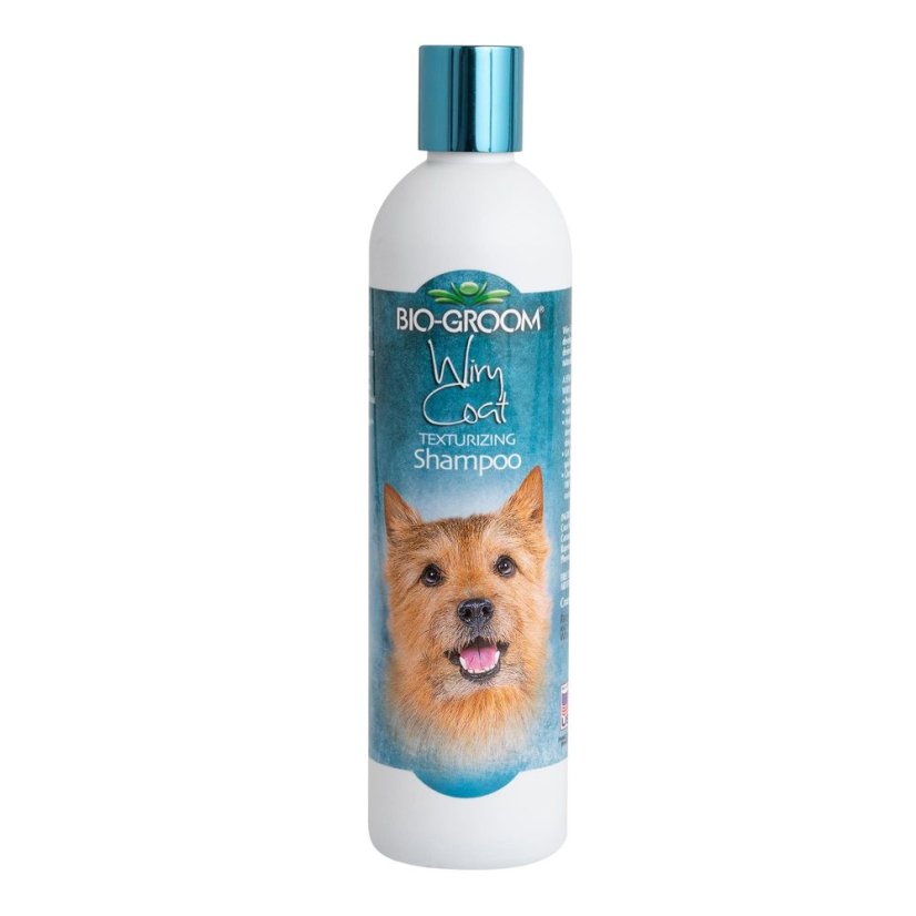 Bio-Groom Wiry Coat - šampon pro drsnou a tvrdou srst psů a koček, koncentrát 1:4 - 355ml