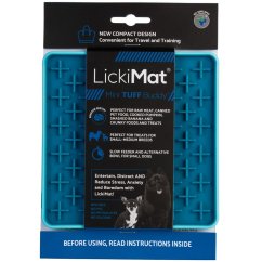 LickiMat Mini Tuff Buddy - lízací podložka pevná Tyrkysová