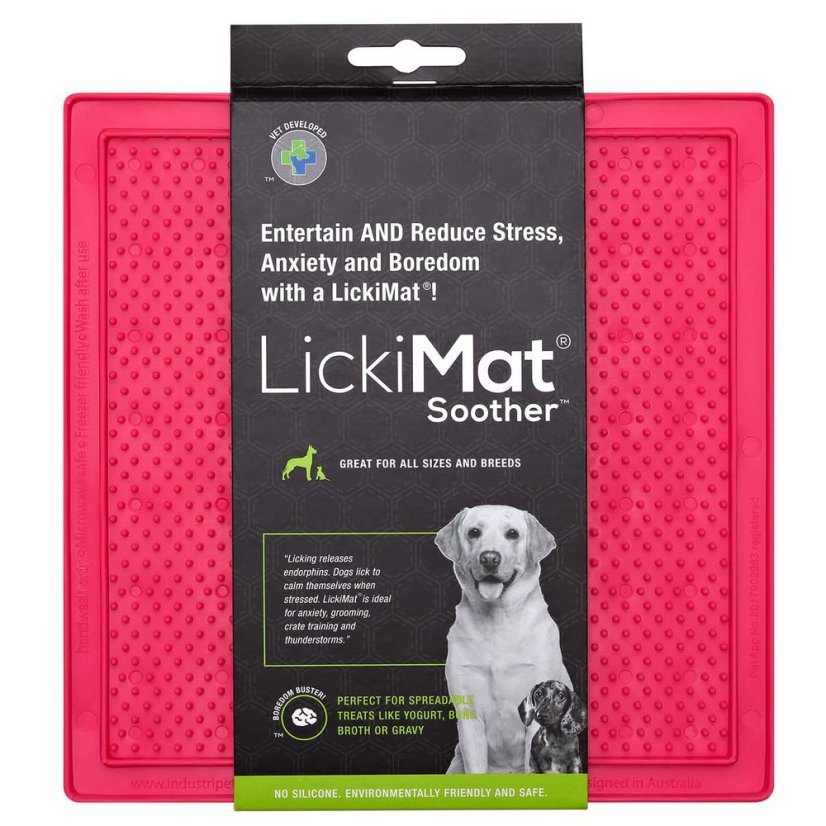 LickiMat Classic Soother - Lízací podložka růžová - Barva: Fialová