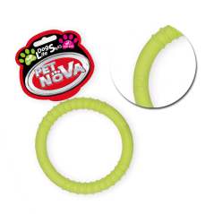 Pet Nova Ringo z gumy zelená 9,5cm