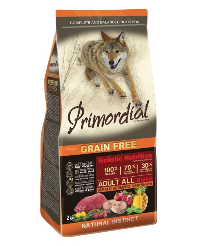 Primordial Adult Buffalo & Mackerel - Váha: 12kg
