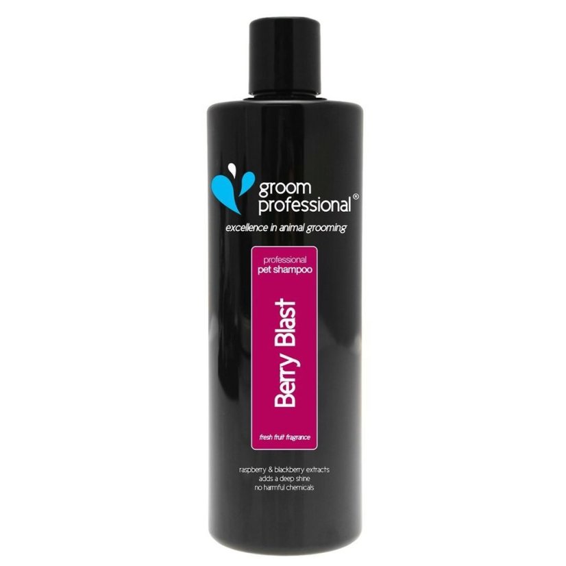 Groom Professional Berry Blast Shampoo - čisticí šampon s extraktem z ostružin a malin - Objem: 4l