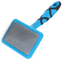 Groom Professional Flat Slicker Brushes Large - plochý a měkký kartáč na pudly, velký
