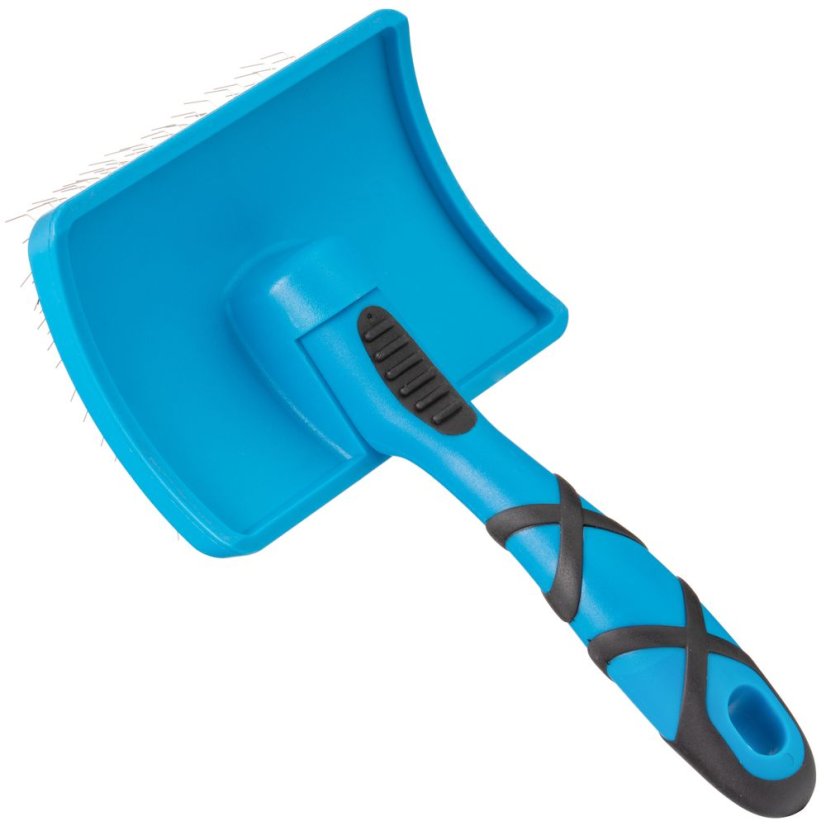 Groom Professional Slicker Soft Large - tvarovaný kartáč na pudly s dlouhými hroty, měkký, velký