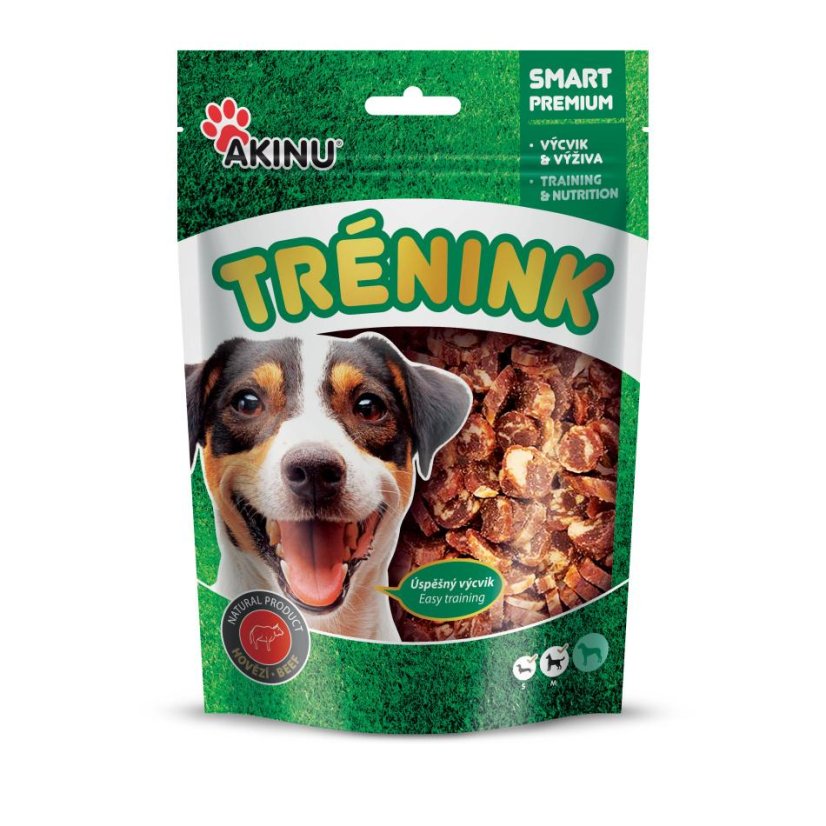Akinu Trénink Hovězí & treska lupínky  120 g