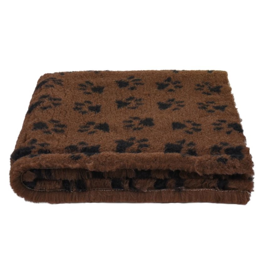 Blovi DryBed VetBed A - protiskluzový pelíšek hnědá/černá - 50x25cm - Velikost: 50x25cm